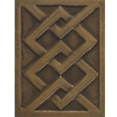 Tesoro Tesoro Decorative Collection - Inserts 3 x 4 Modern Bronze Insert Tile & Stone