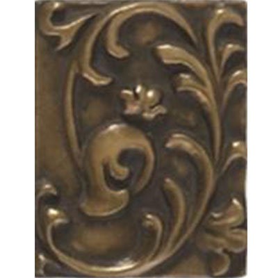 Tesoro Tesoro Decorative Collection - Inserts 3 x 4 Renaissance Bronze Insert Tile & Stone