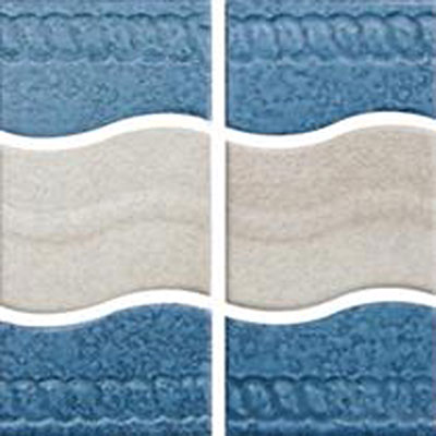 Tesoro Tesoro Wave Mosaic Ocean with Soap Tile & Stone