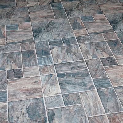 Alloc Alloc Alloc Tile Multi Charcoal Slate Laminate Flooring