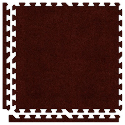 Alessco, Inc. Alessco, Inc. Soft Carpets Burgundy Inside Rubber Flooring