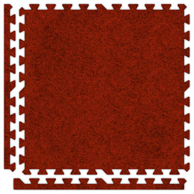 Alessco, Inc. Alessco, Inc. Soft Carpets Red Inside Rubber Flooring
