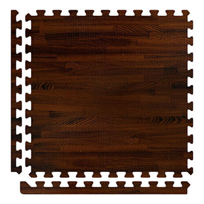 Alessco, Inc. Alessco, Inc. Soft Woods with Corner/Border Cherry Rubber Flooring