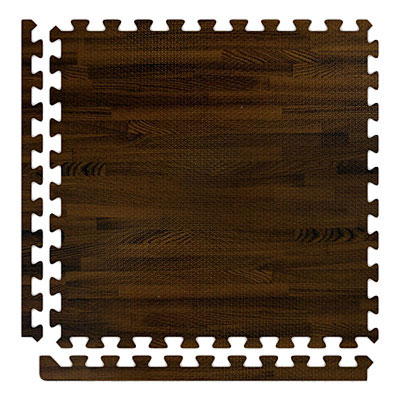 Alessco, Inc. Alessco, Inc. Soft Woods with Corner/Border Walnut Rubber Flooring