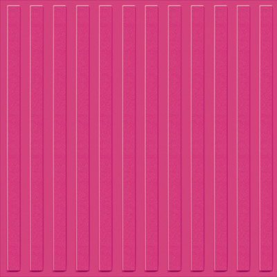 Mannington Mannington Audio Spectra Tic Toc 12 x 24 Deep Pink (Sample) Rubber Flooring