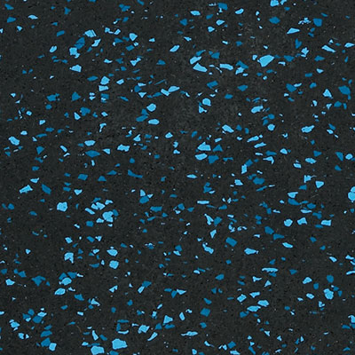 Mannington Mannington Reset Recycled Rubber Sports Flooring 18 x 18 Blue Tones (Sample) Rubber Flooring