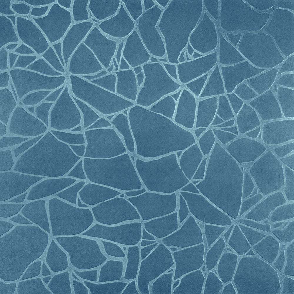 Roppe Roppe Dimensions Tile - Crackled Design Salem Blue Rubber Flooring