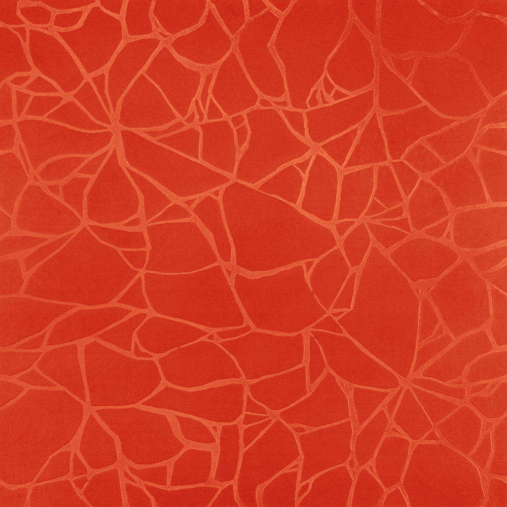 Roppe Roppe Dimensions Tile - Crackled Design Tangerine Rubber Flooring