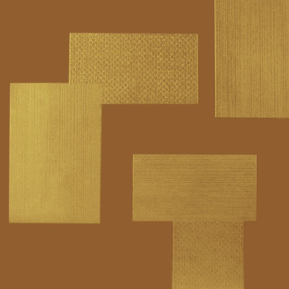Roppe Roppe Dimensions Tile - Random Design Brass Rubber Flooring