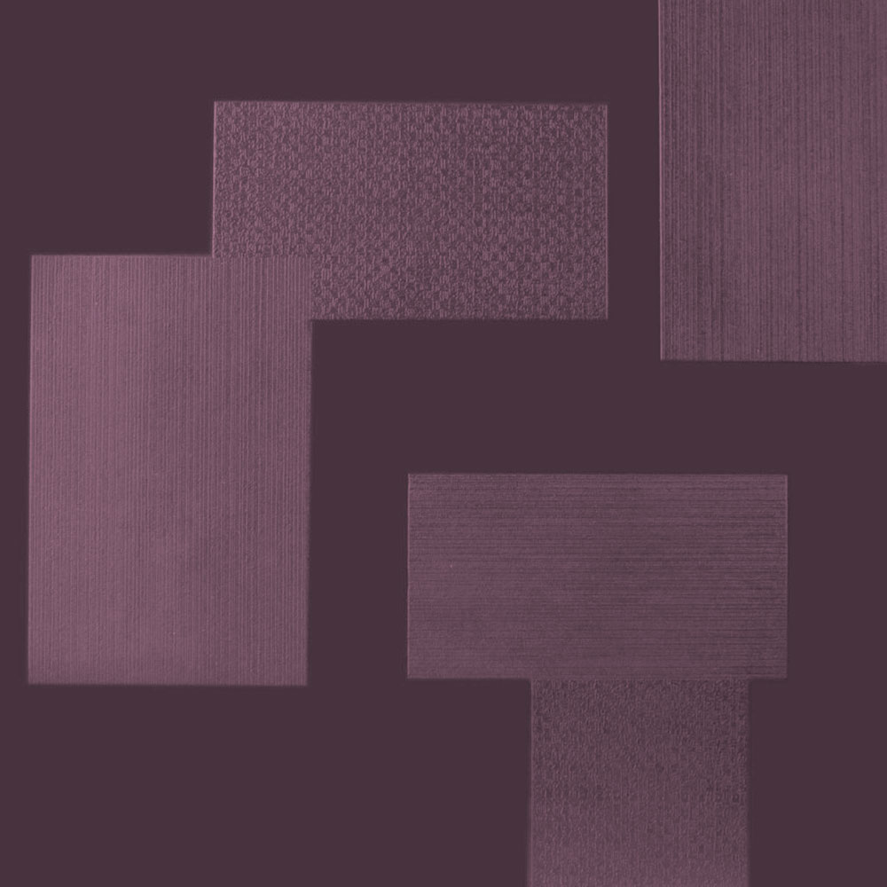Roppe Roppe Dimensions Tile - Random Design Burgundy Rubber Flooring