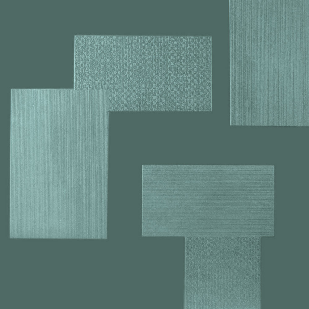 Roppe Roppe Dimensions Tile - Random Design Hunter Green Rubber Flooring