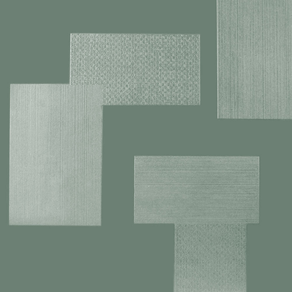 Roppe Roppe Dimensions Tile - Random Design Pistachio Rubber Flooring