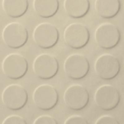 Roppe Roppe Rubber Tile 900 - Low Profile Raised Circular Design (992) Almond Rubber Flooring