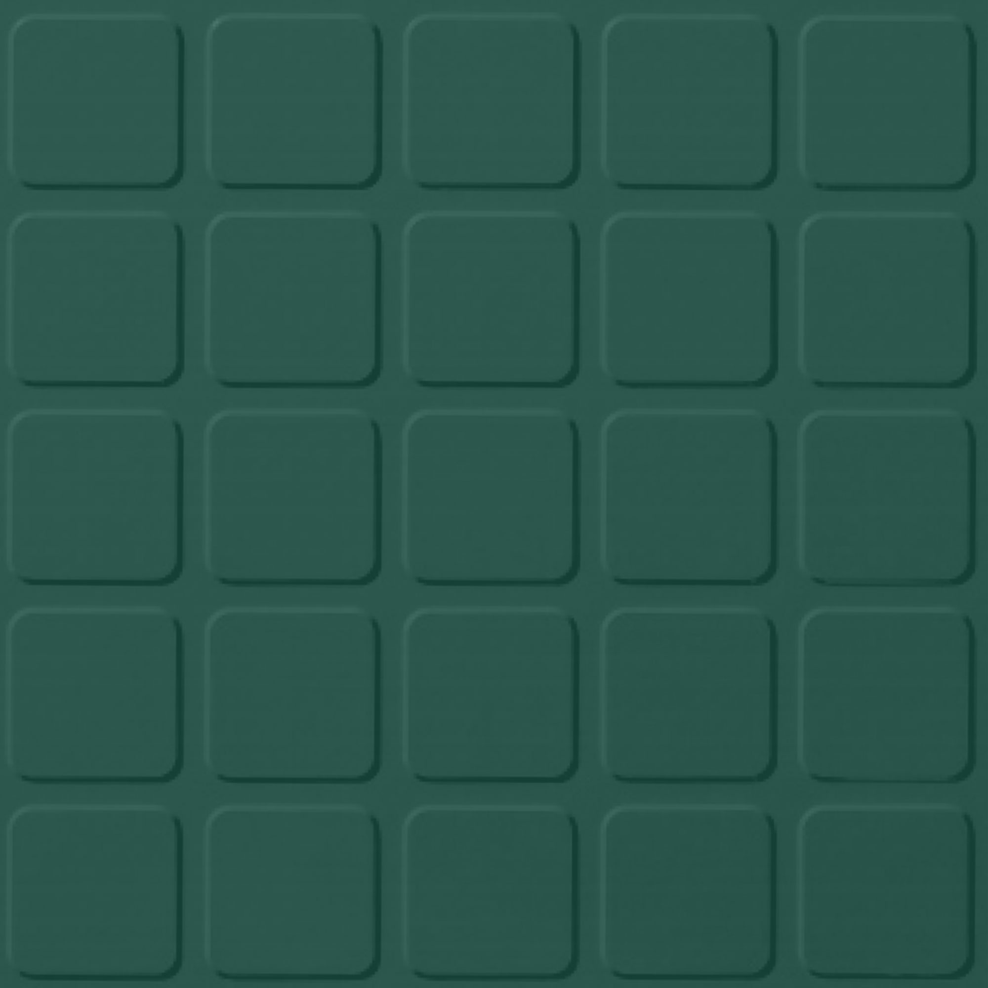 Roppe Roppe Rubber Tile 900 - Raised Square Design (994) Forest Green Rubber Flooring