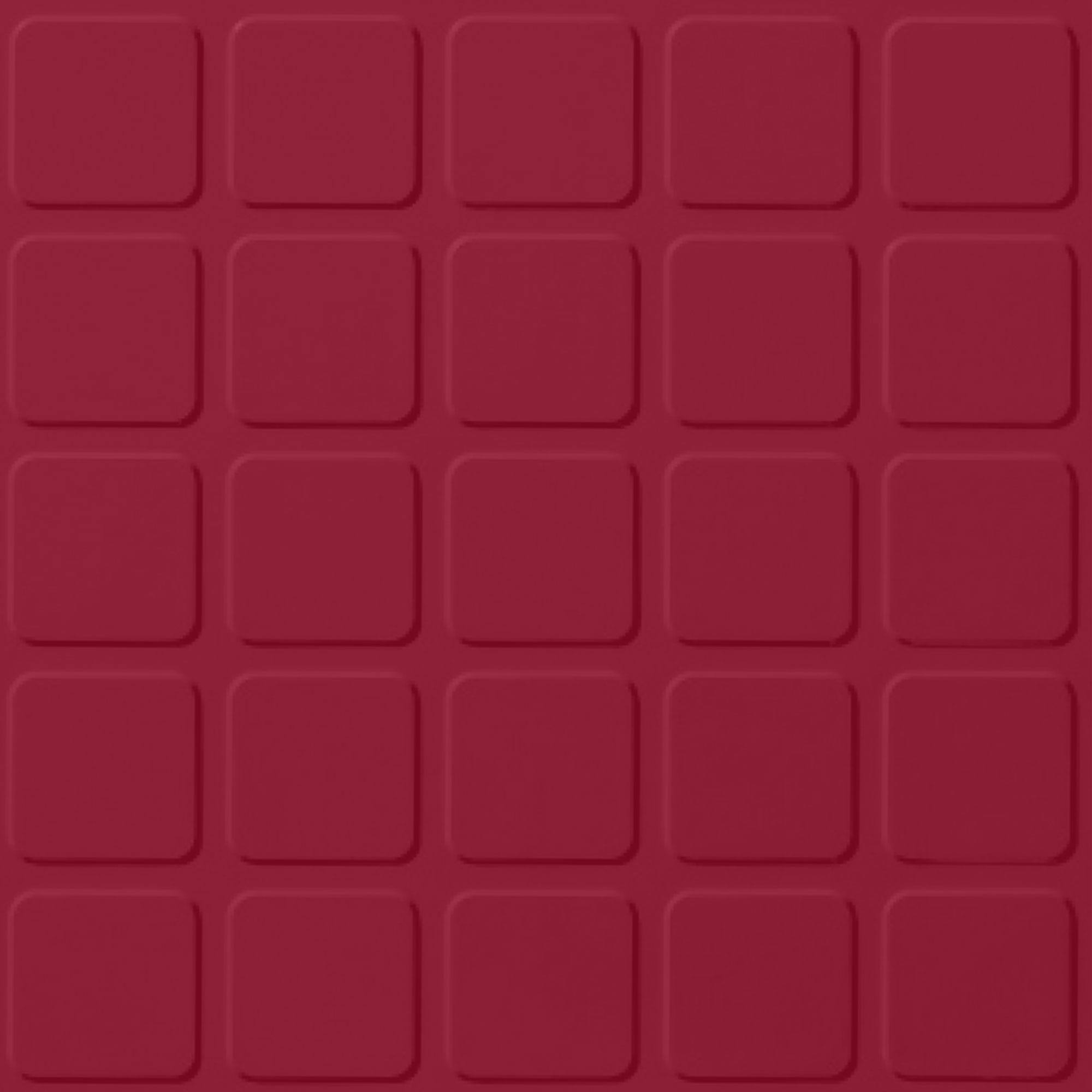 Roppe Roppe Rubber Tile 900 - Raised Square Design (994) Red Rubber Flooring