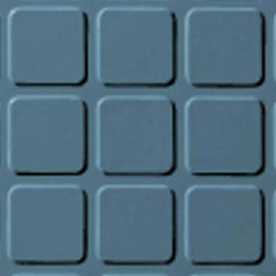 Roppe Roppe Performance Compound - Raised Square Design Salem Blue Rubber Flooring
