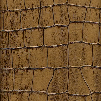 Nova Cork Nova Cork Leather Floating Floor 12 x 36 Alligator Gold Leather Flooring