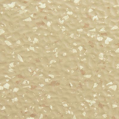 Burke Burke Sculptured 20 x 20 Endura TS Vulcanized Rubber Sahara Beige Rubber Flooring