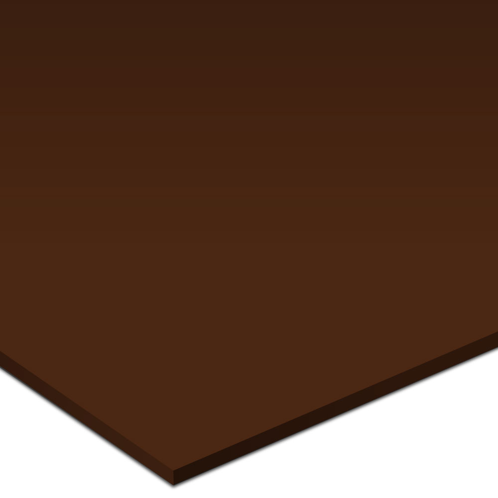 Burke Burke Solid Color Rouleau Round 20 x 20 Vulcanized Rubber Solid Brown Rubber Flooring