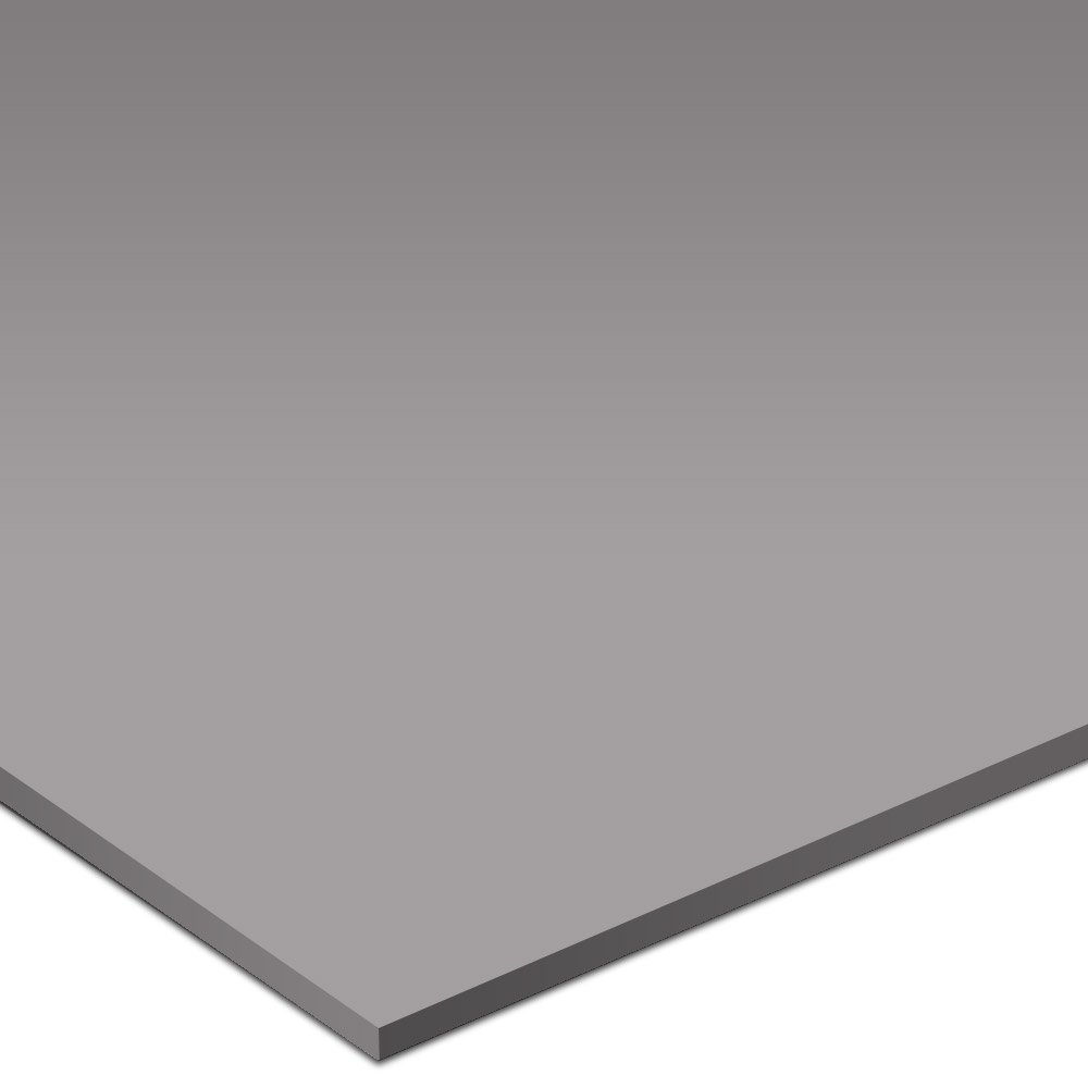 Burke Burke Solid Color Rouleau Round 20 x 20 Vulcanized Rubber Gray Rubber Flooring