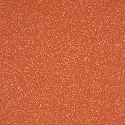 Centiva Centiva Victory Glitter 18 x 18 Glitter Orange (Sample) Vinyl Flooring