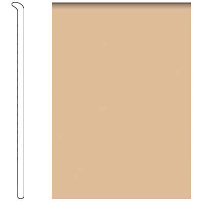 Forbo Forbo 4 Inch Straight Toe Base Parchment Vinyl Flooring