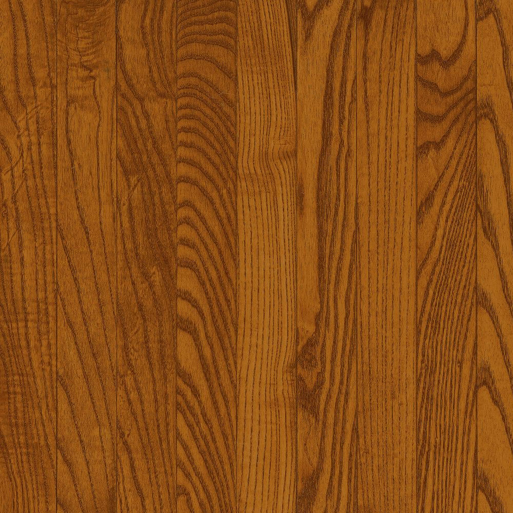 Bruce Bruce Natural Choice Strip Oak 2 1/4 Oak Gunstock (Sample) Hardwood Flooring