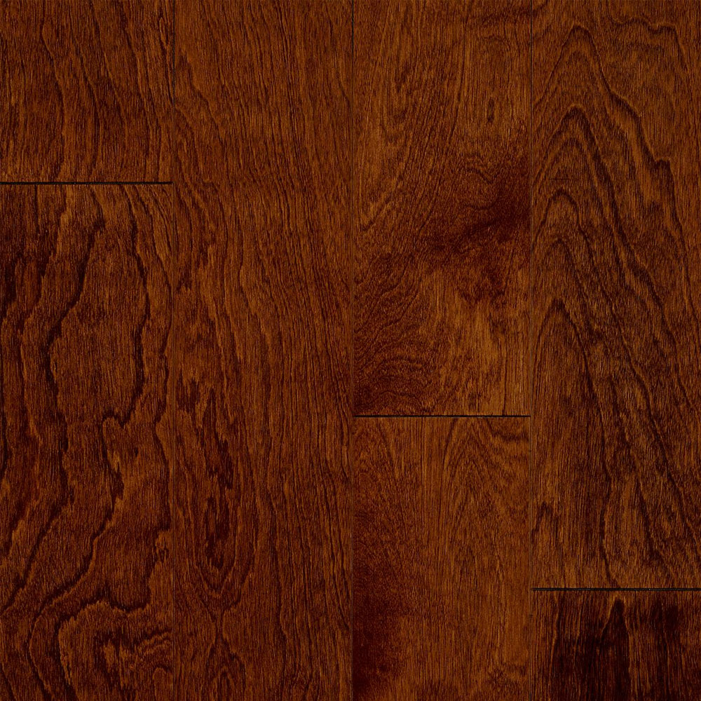 Bruce Bruce Turlington Signature Engineered 5 Birch Glazed Rust Red (Sample) Hardwood Flooring