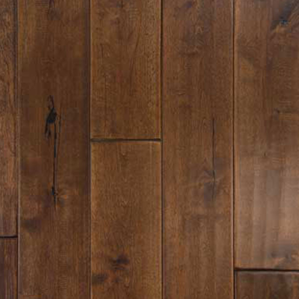 Chesapeake Flooring Chesapeake Flooring Woodbrook Birch Solid Plank 4 3/4 Inch Cordova Brown Hardwood Flooring