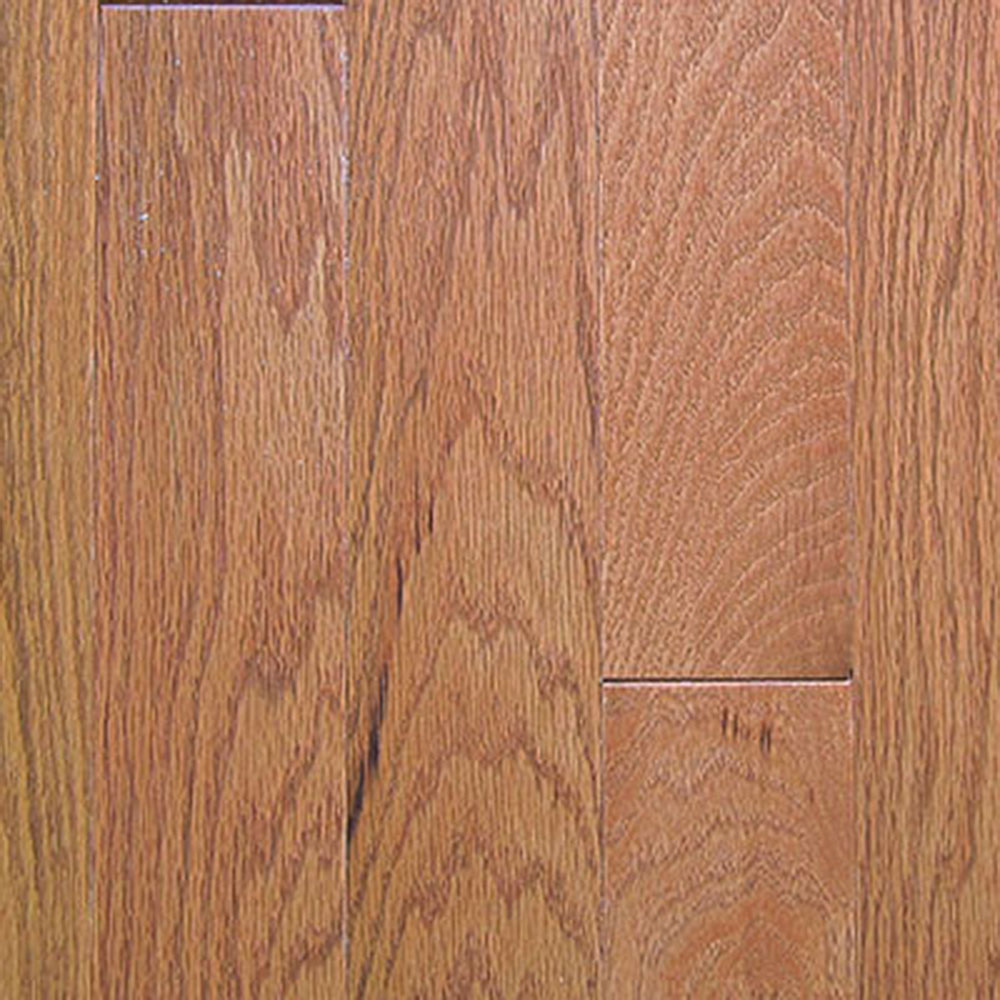 Mullican Mullican Oak Pointe 2 1/4 Oak Gunstock (Sample) Hardwood Flooring