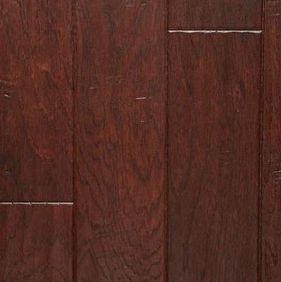 Nuvelle Nuvelle Bordeaux Collection Handscraped Hickory Cocoa (Sample) Hardwood Flooring